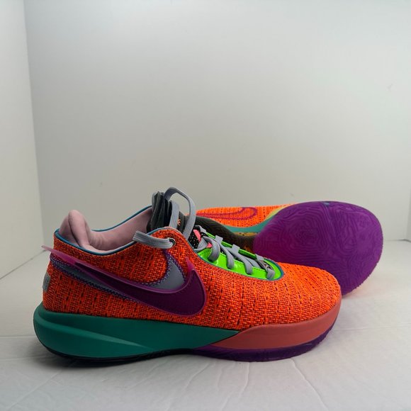 Nike LeBron 20 XX DJ5423-800 Total Orange Mens Size NOLID